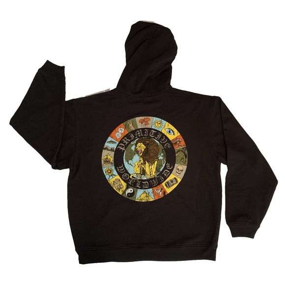 Primitive Apparel "Signs" Boxy Heavyweight Hoodie NWOT-Men's Large MSRP $90 - Picture 1 of 8